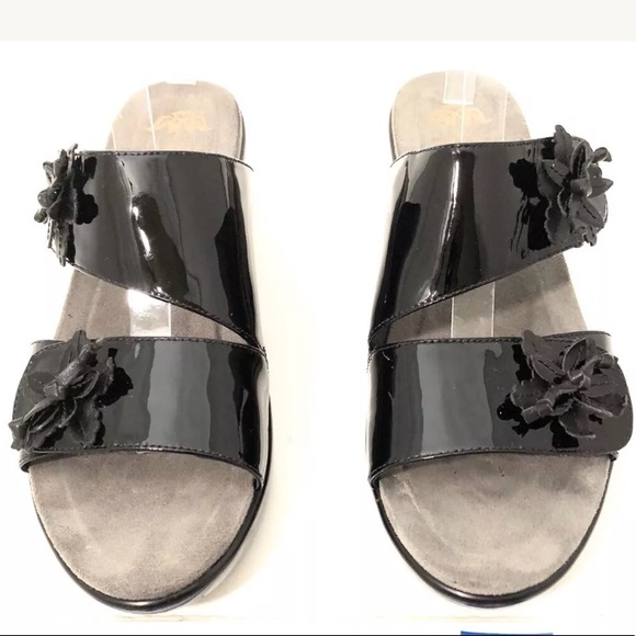 dansko patent leather sandals